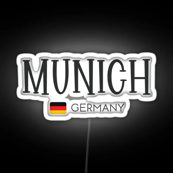 Munich Germany RGB Neon Sign