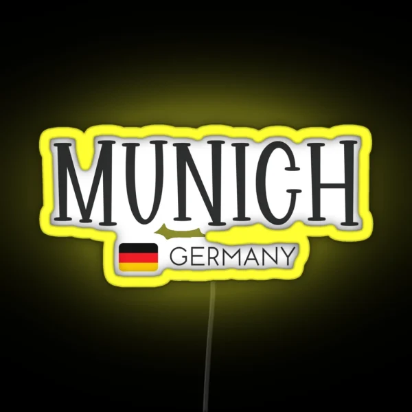 Munich Germany RGB Neon Sign