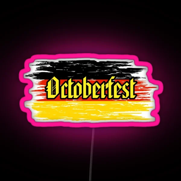 Munich Oktoberfest Dirndl Beer Celebration RGB Neon Sign