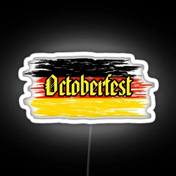 Munich Oktoberfest Dirndl Beer Celebration RGB Neon Sign