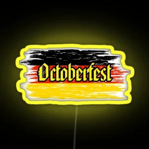 Munich Oktoberfest Dirndl Beer Celebration RGB Neon Sign