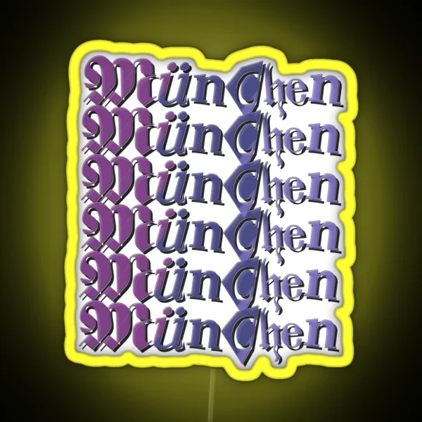 Munich Purple RGB Neon Sign