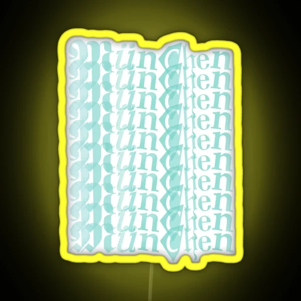 Munich Watercolor RGB Neon Sign