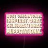 rgb muppetational neon pink sign design