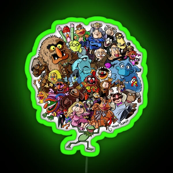 Muppets World Of Friendship RGB Neon Sign