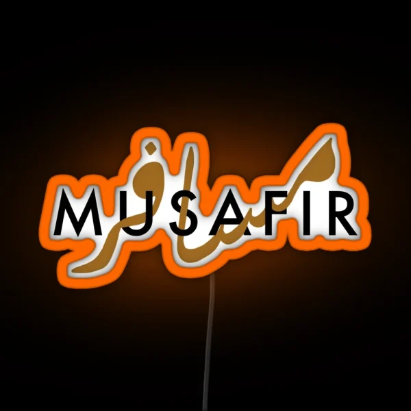 Musafir Traveler RGB Neon Sign