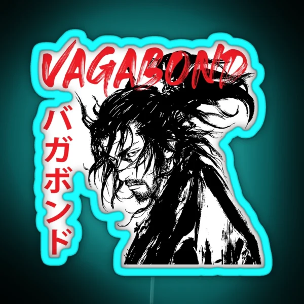 Musashi Miyamoto Graphic Design RGB Neon Sign