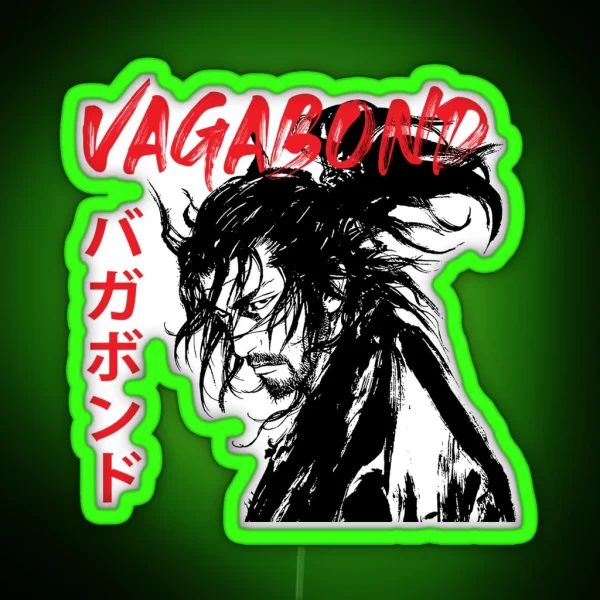Musashi Miyamoto Graphic Design RGB Neon Sign