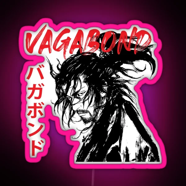 Musashi Miyamoto Graphic Design RGB Neon Sign