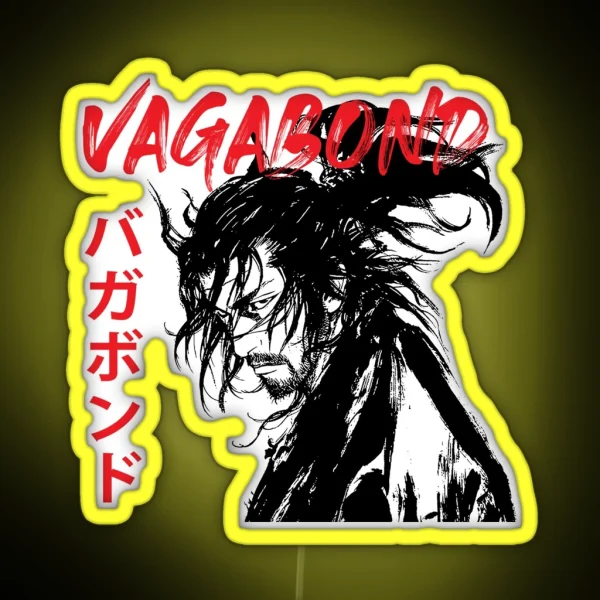 Musashi Miyamoto Graphic Design RGB Neon Sign