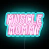 muscle mommie neon sign rgb glow