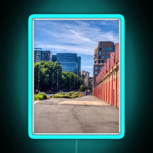 Museum To The City Walkway RGB Neon Sign