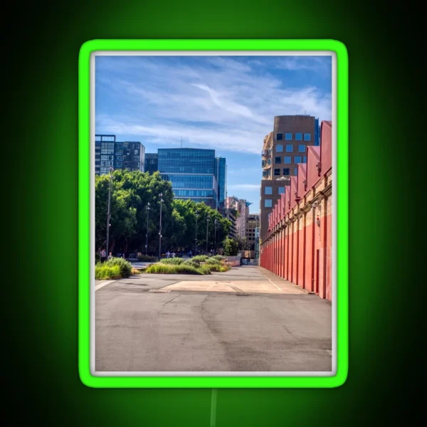 Museum To The City Walkway RGB Neon Sign