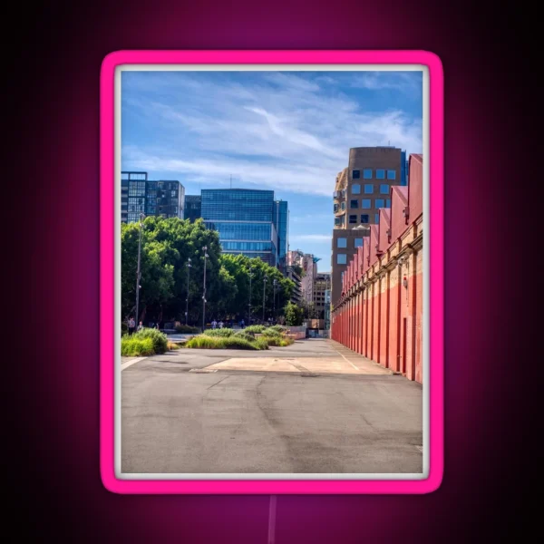 Museum To The City Walkway RGB Neon Sign
