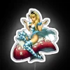 alice in wonderland mushroom rgb neon sign