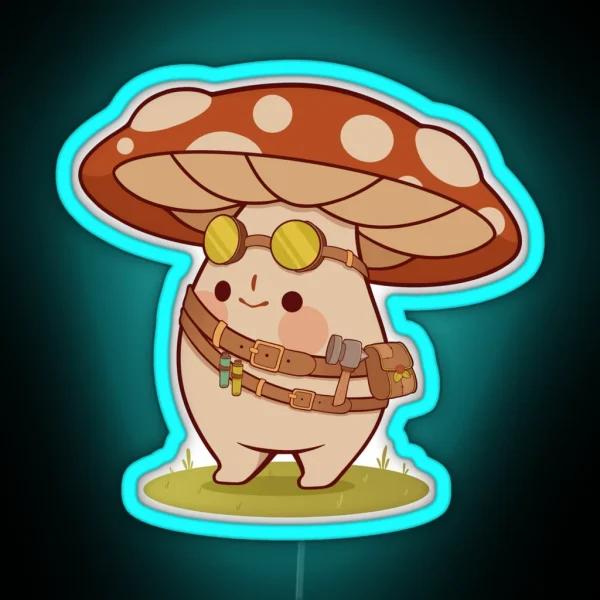 Mushroom Blacksmith RGB Neon Sign