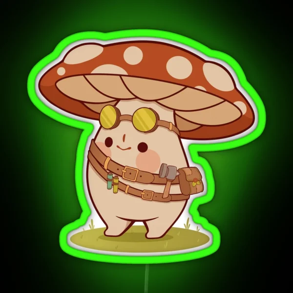 Mushroom Blacksmith RGB Neon Sign