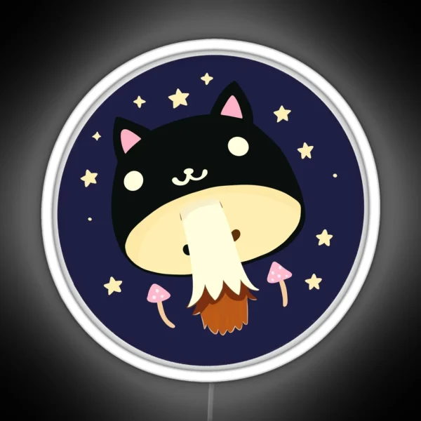 Mushroom Cat RGB Neon Sign
