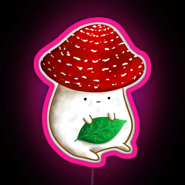 Mushroom Friend RGB Neon Sign