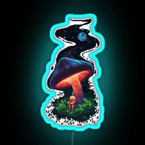 Mushroom Night Light RGB Neon Sign