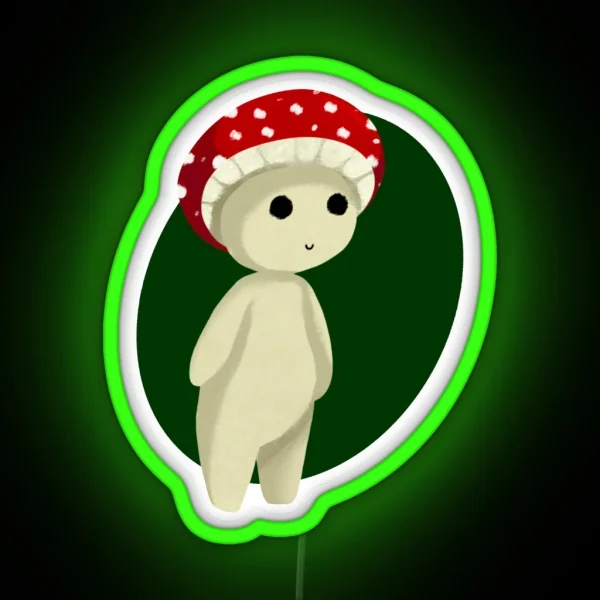 Mushroom Sprite RGB Neon Sign