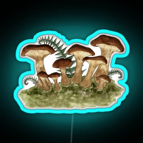 Mushrooms RGB Neon Sign