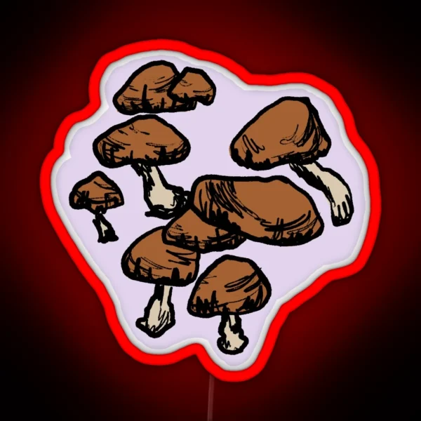 Mushrooms RGB Neon Sign