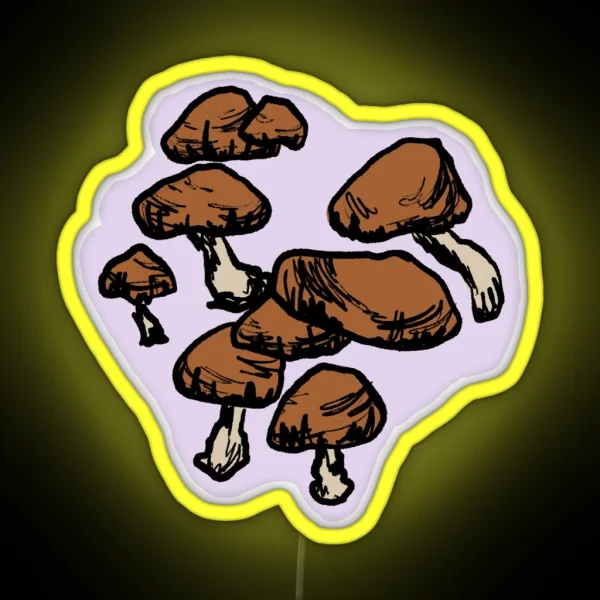 Mushrooms RGB Neon Sign