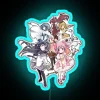 vintage retro music RGB neon sign featuring Puella Magi Madoka Magica—perfect for music fans and gift ideas