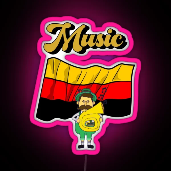 Music Wiener Wiesn Beerfest RGB Neon Sign