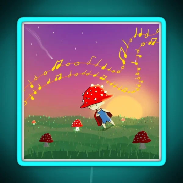 Musical Muscaria RGB Neon Sign