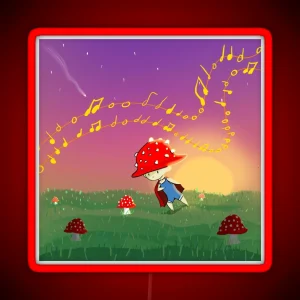 Musical Muscaria RGB Neon Sign