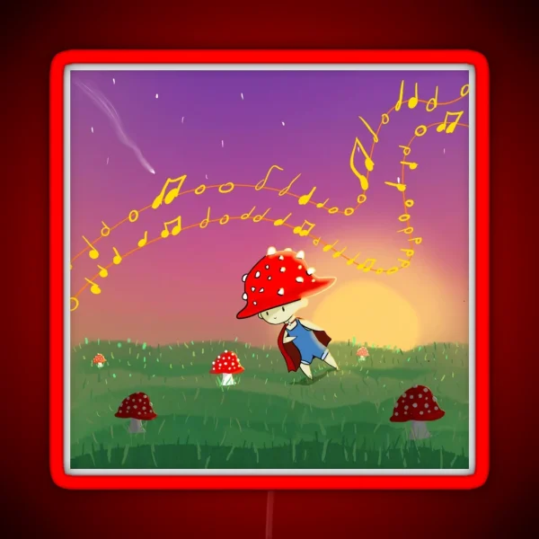 Musical Muscaria RGB Neon Sign
