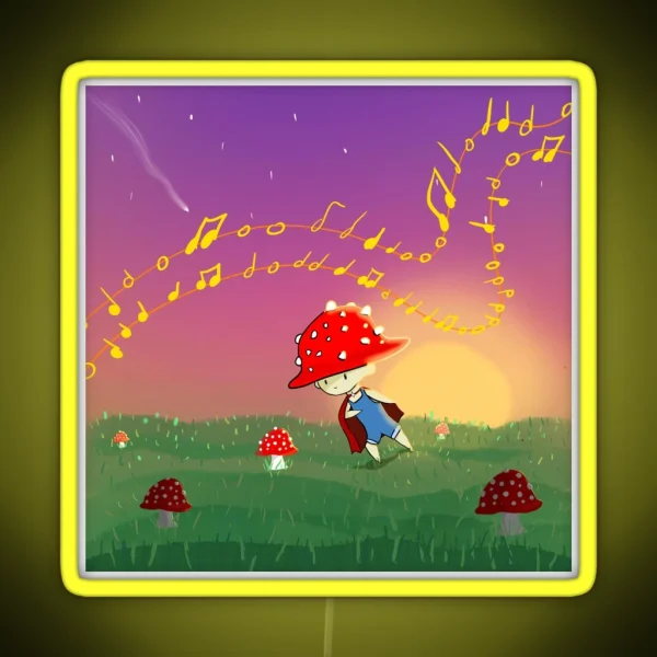 Musical Muscaria RGB Neon Sign