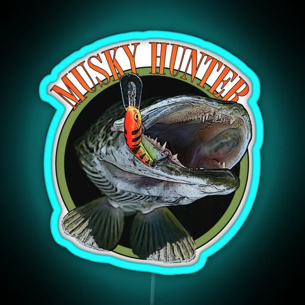 Musky Hunter RGB Neon Sign