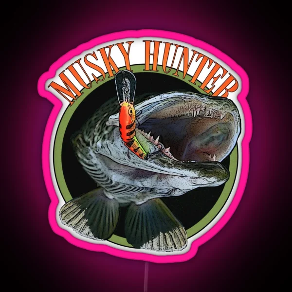 Musky Hunter RGB Neon Sign