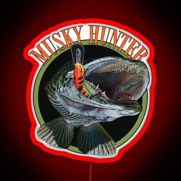 Musky Hunter RGB Neon Sign