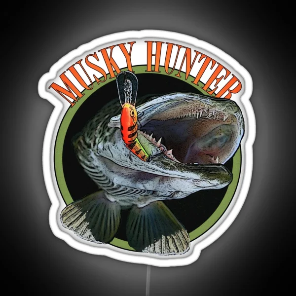 Musky Hunter RGB Neon Sign