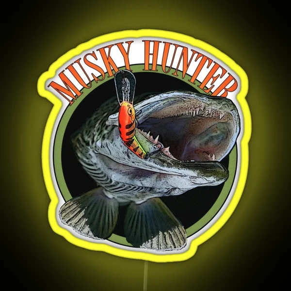 Musky Hunter RGB Neon Sign
