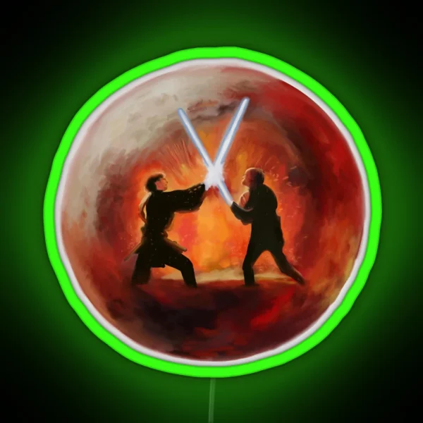 Mustafar RGB Neon Sign