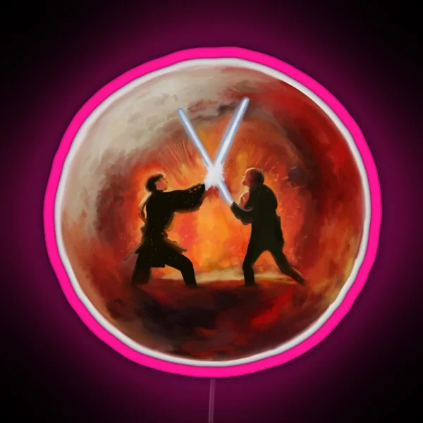 Mustafar RGB Neon Sign