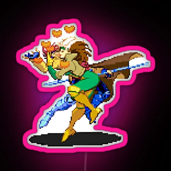 MVC2 Gambit And Rogue RGB Neon Sign