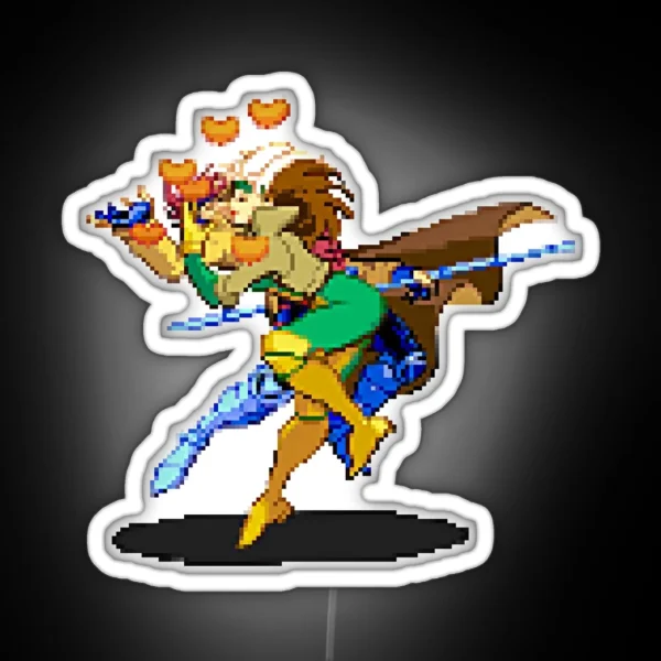 MVC2 Gambit And Rogue RGB Neon Sign