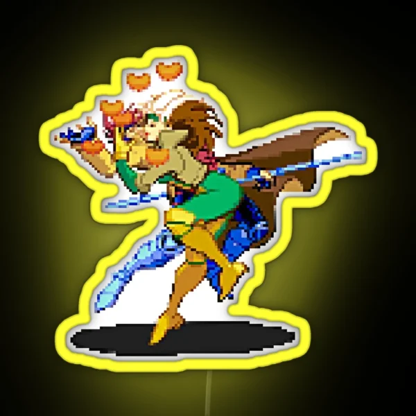 MVC2 Gambit And Rogue RGB Neon Sign