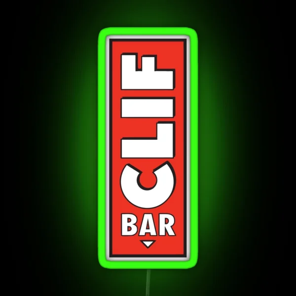 Mxjje Energy Clif Bar Foods And Drinks RGB Neon Sign