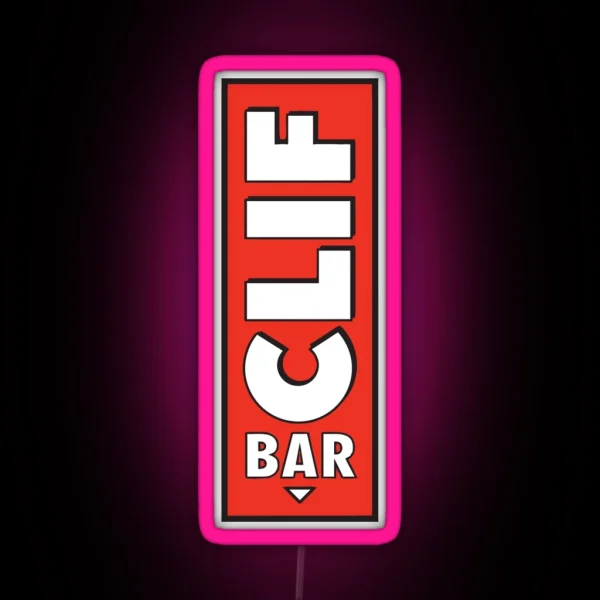 Mxjje Energy Clif Bar Foods And Drinks RGB Neon Sign
