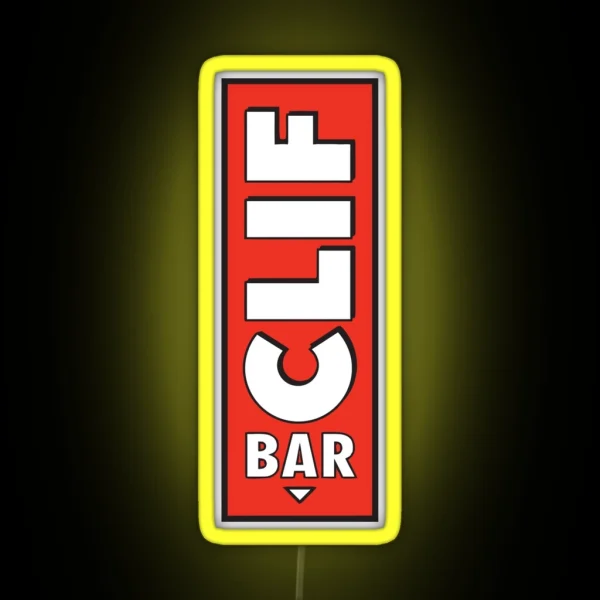 Mxjje Energy Clif Bar Foods And Drinks RGB Neon Sign