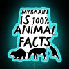 100 Interesting Animal Facts Neon Sign