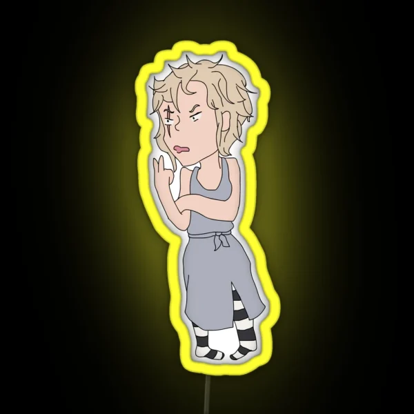 My Choker Heidi Up Yours RGB Neon Sign