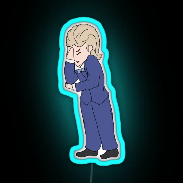 My Choker Jean Paul Facepalm RGB Neon Sign